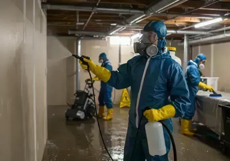 Basement Sanitization and Antimicrobial Treatment process in Carbondale, CO